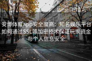 安博体育app安全度高：知名娱乐平台如何通过SSL等加密技术保证玩家资金与个人信息安全