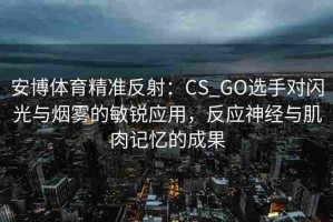 安博体育精准反射：CS_GO选手对闪光与烟雾的敏锐应用，反应神经与肌肉记忆的成果